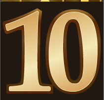 Símbolo del número diez.