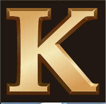 Símbolo de la letra K.
