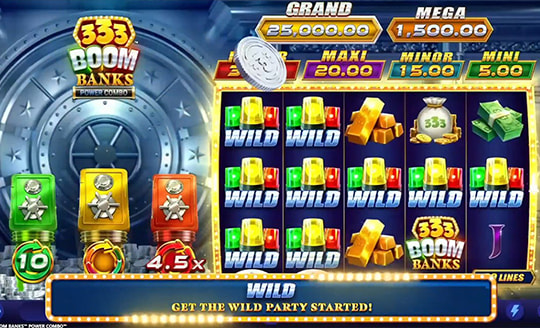 333 Boom Bank Power Combo slot