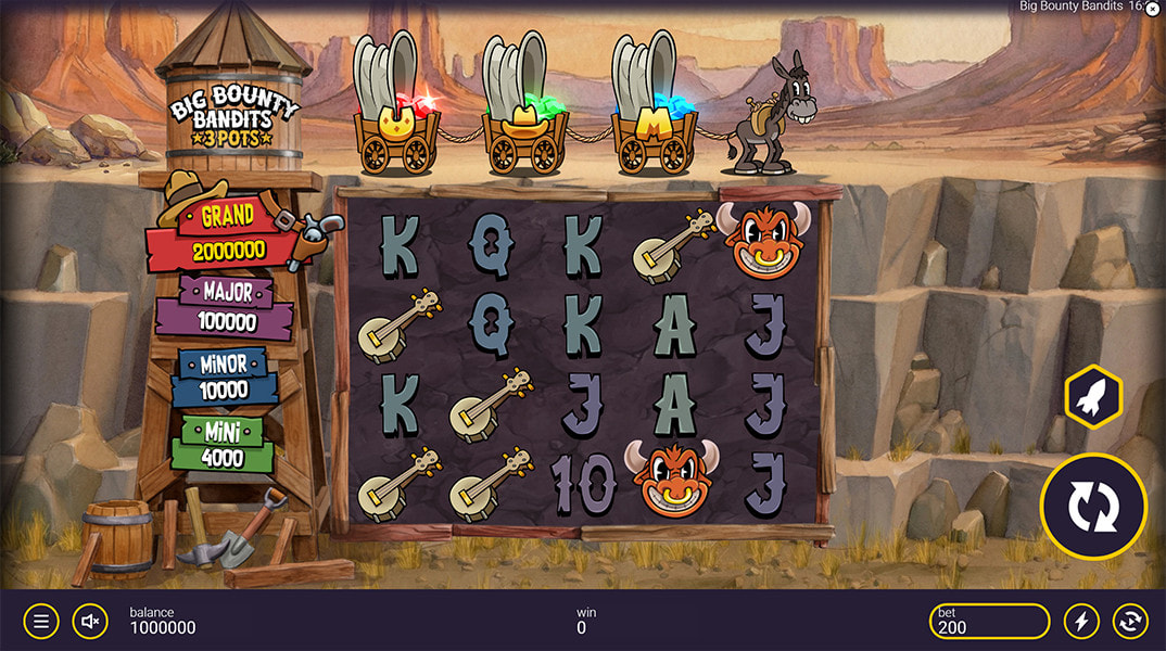 Big Bounty Bandits: 3 Pots Demo Game