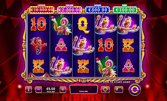 Big Circus Mega Fire Blaze Slot