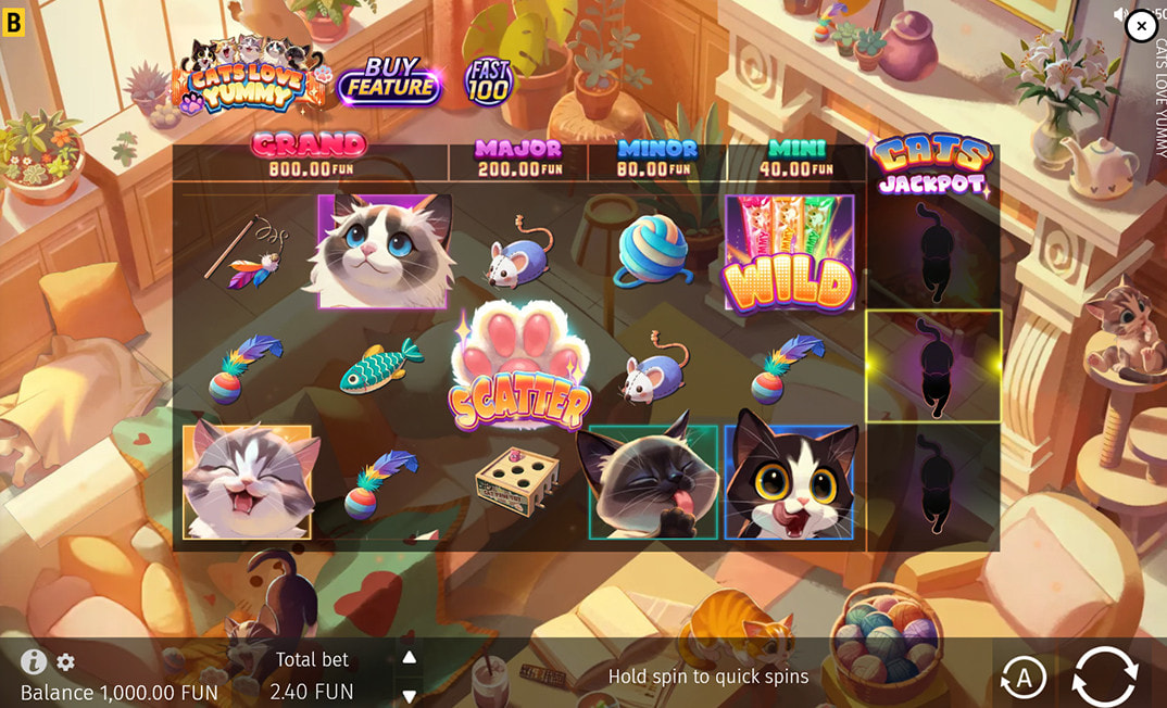Cats Love Yummy Demo Game