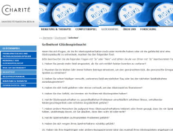 Der Test der AG Spielsucht der Charite Berlin