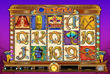 The Base Game of the Slot Cleopatra