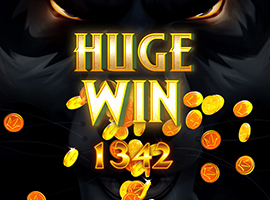 A Big Win on the Curse of the Werewolf Megaways Slot Machine