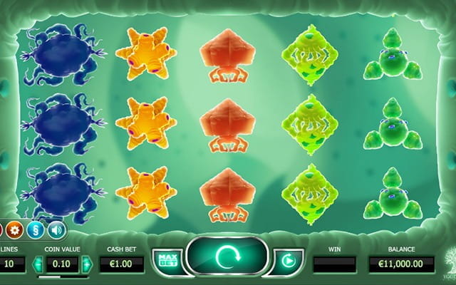 The Cryrus the Virus slot game.