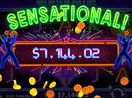 A Big Win on the Dance Party Slot Machine