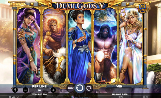 Demi Gods 5 slot