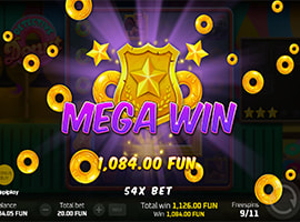 A Big Win on the Detective Donut Slot Machine