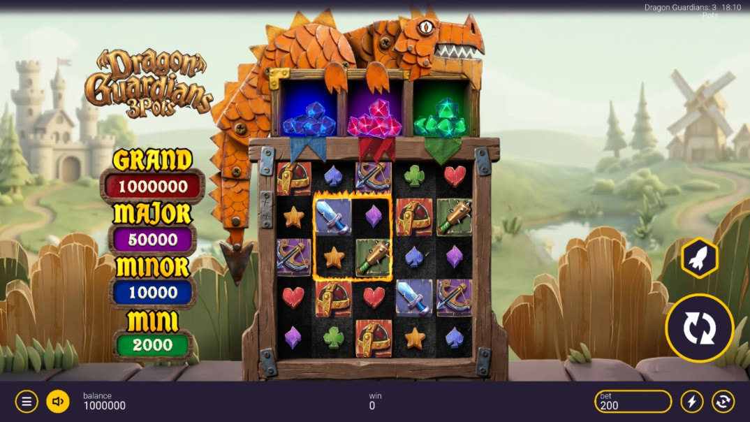 Dragon Guardians: 3 Pots Demo Game