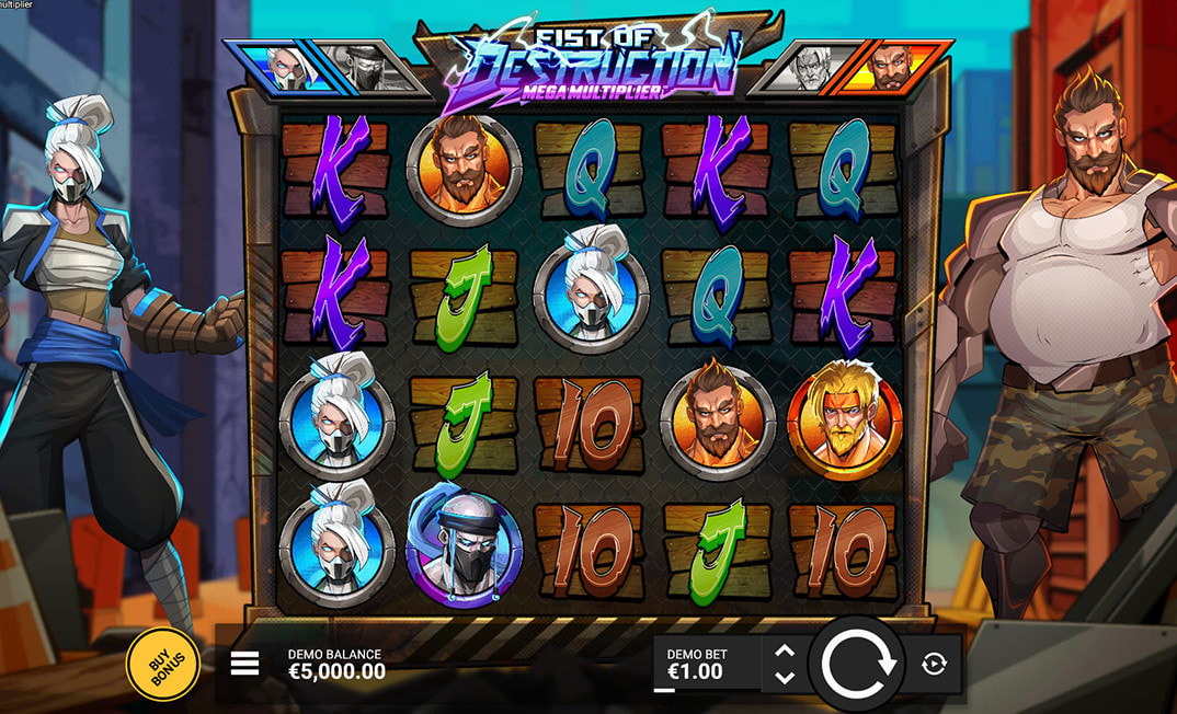 Fist of Destruction Megamultiplier Demo Game