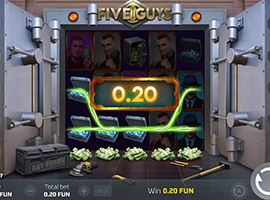 The Buy Bonus on the Five Guys Online Slot