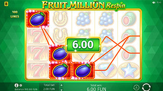 Fruit Million Respin Bonus