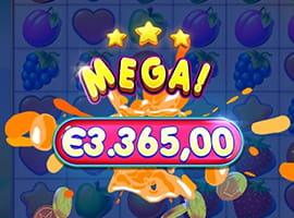 Ein ansehnlicher Fruit Party Gewinn