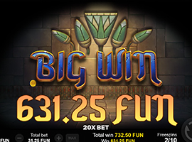 A Big Win on the Gates of Anubis Slot Machine