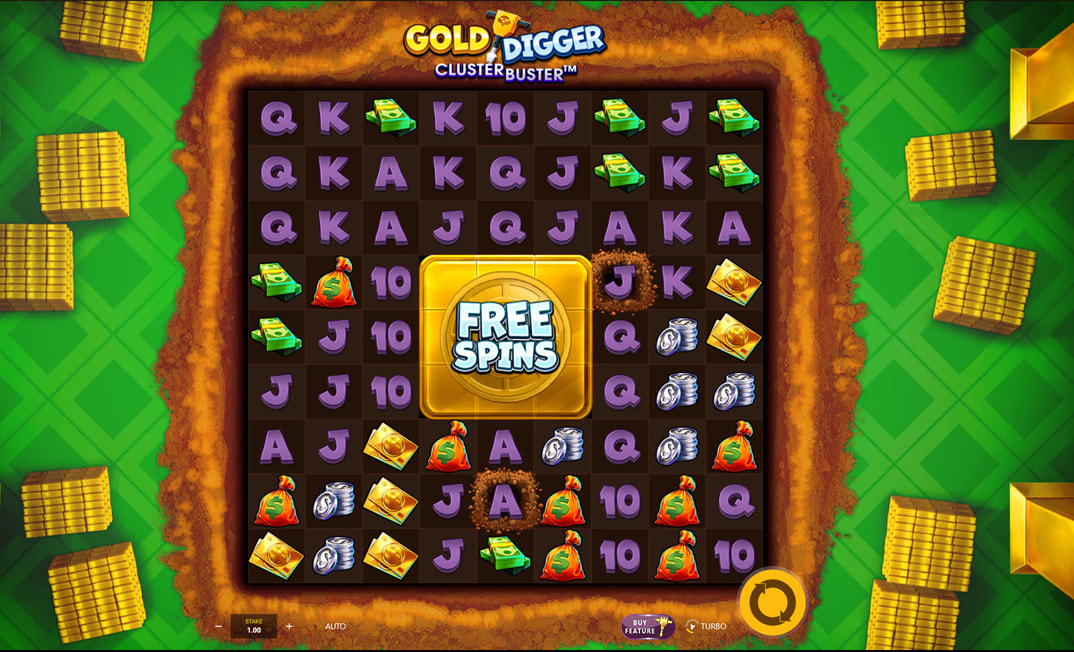 Gold Digger Clusterbuster Demo Game