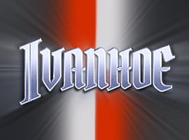 The Ivanhoe slot game logo.
