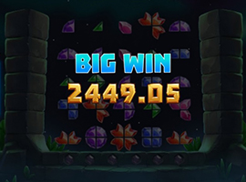 A Big Win on the Kluster Krystals Megaclusters Slot Machine