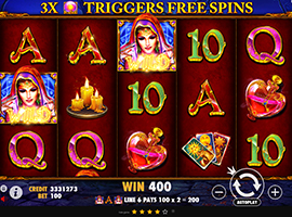 A Big Win on the Madame Destiny Slot Machine