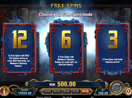 The Free Spins on the Madame Ink Online Slot