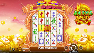 Mahjong Wins Triple Pot Gameplay