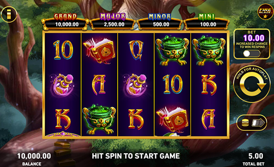 Mega Fire Blaze: 3 Wizards Slot