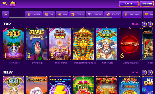 Midas Luck Online Casino