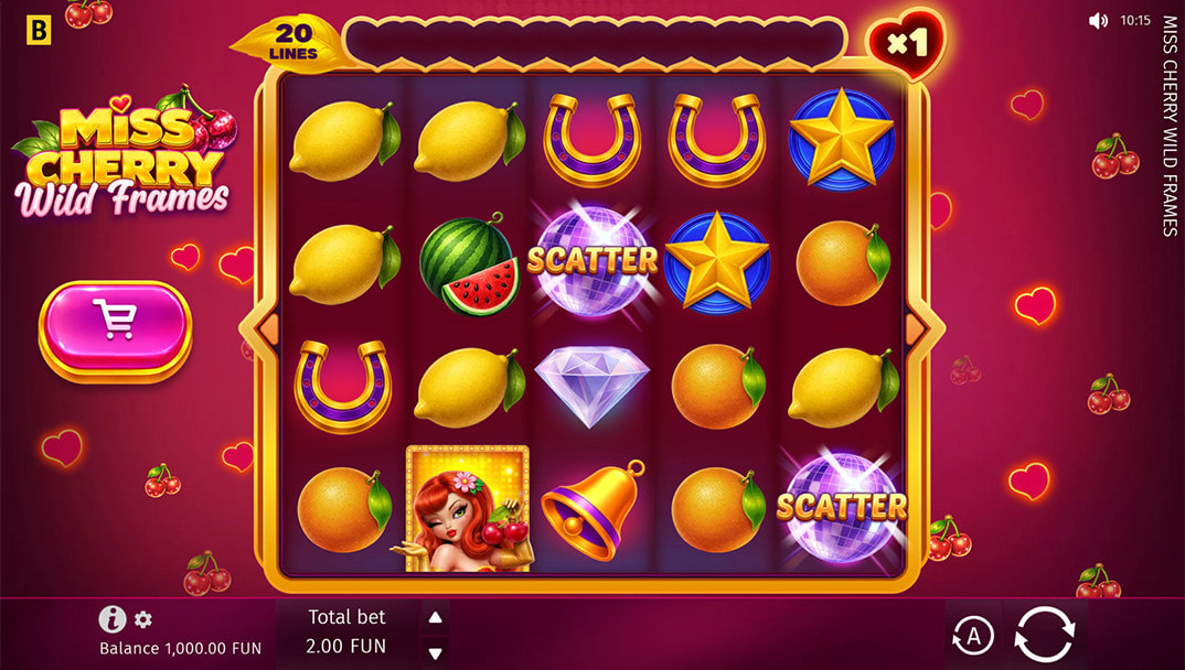 Miss Cherry Wild Frames Demo Game
