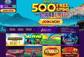 Big Thunder Slots Casino Lobby