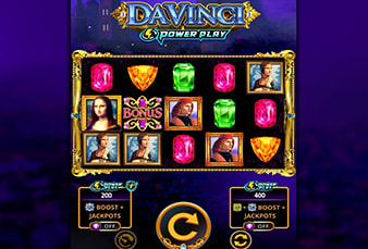 Da Vinci Power Play at High 5 Casino mobile app.