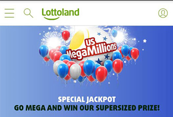 Lottoland Casino Mobile Lobby