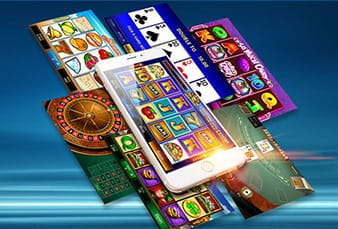 A mobile slot on a phone screen