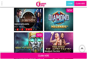 Queen Play Mobile Lobby