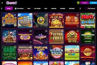 Home Page of Mobile Stardust Casino in New Jersey
