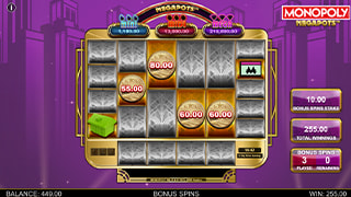 Monopoly Megapots Bonus