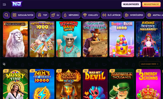 Nova Jackpot Online Casino