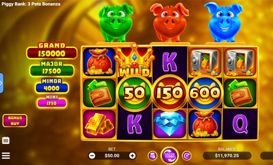 Piggy Bank 3 Pots Bonanza slot
