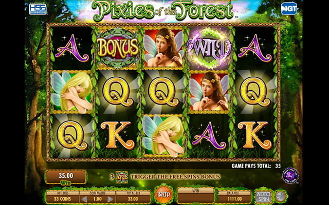 This pixie themed slot is a fantastic example of IGT's innovative ideas