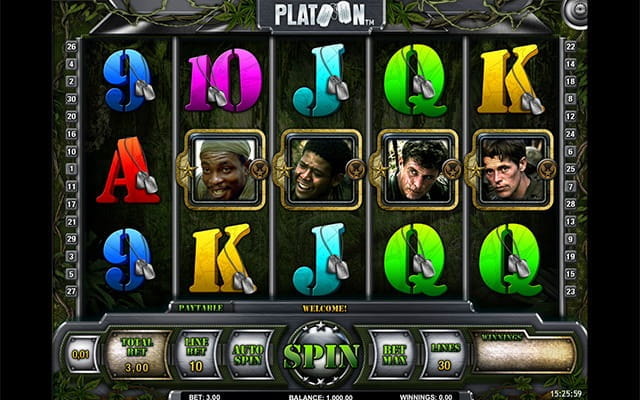 Platoon slot machine