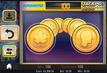 The Gamble Feature ‘Heads or Tails’ in the Jackpot 6000 Slot