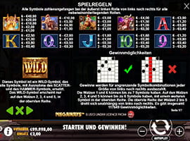 Die Power of Thor Megaways Auszahlungen