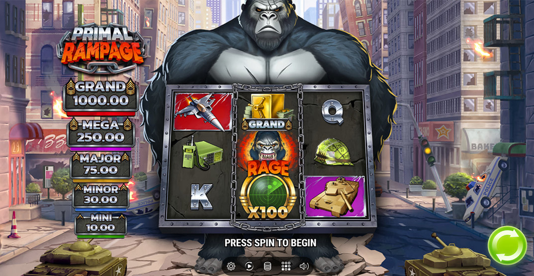 Primal Rampage Demo Game