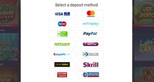 The banking options available at PartyCasino