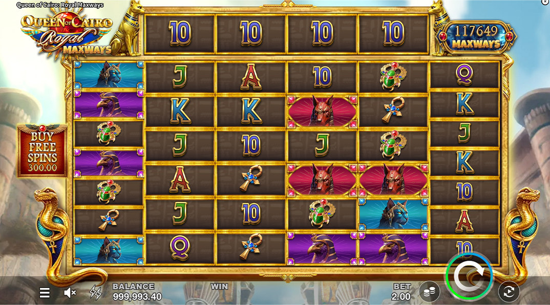 Queen of Cairo Royal Maxways Demo Game