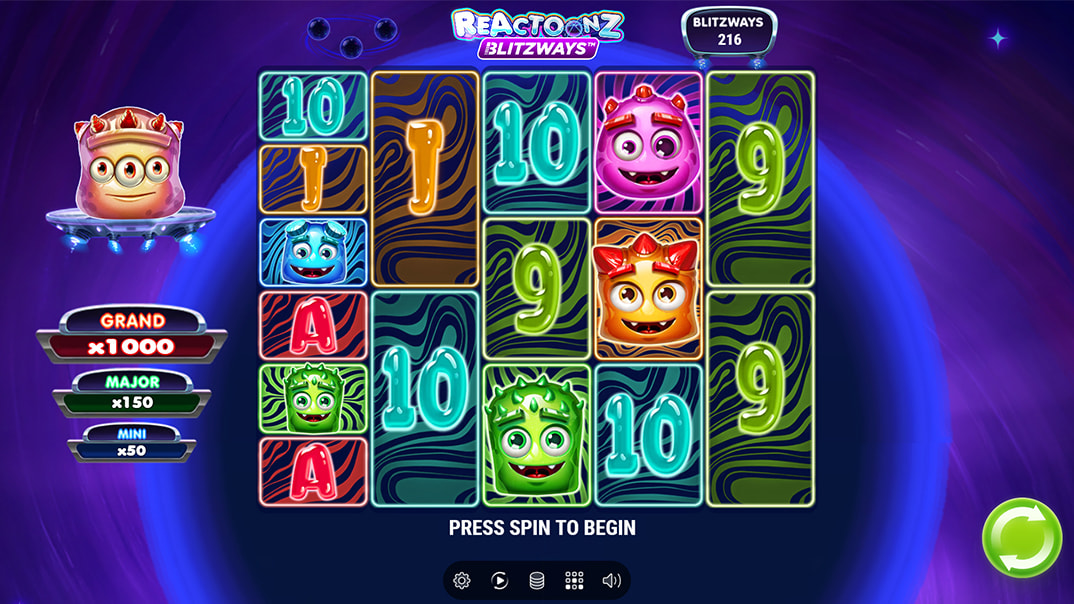 Reactoonz Blitzways Demo Game