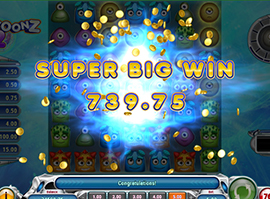 A Big Win on the Reactoonz 2 Slot Machine