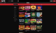 The Guts Casino home page