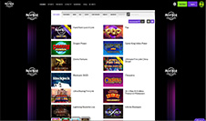 Screenshot of the Hard Rock Online Casino Homepage