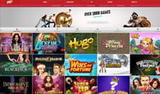 The Spinit casino homepage.