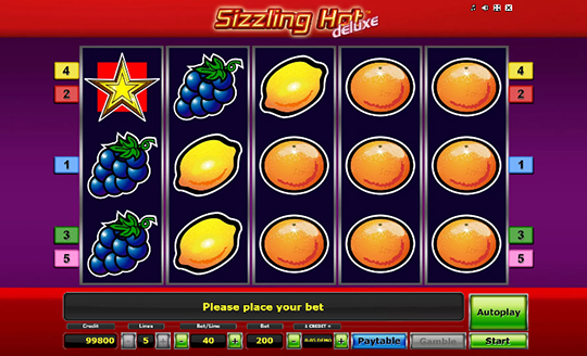 Sizzling Hot Deluxe Slot